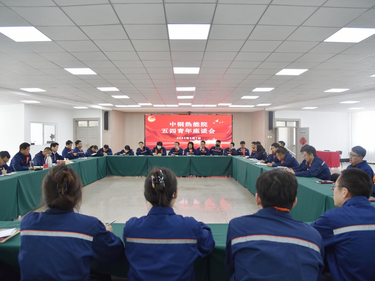 拼搏青春筑路，奮斗光耀熱能：中鋼熱能院召開“五四”青年座談會